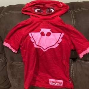 PJ masks owlette hooded tee